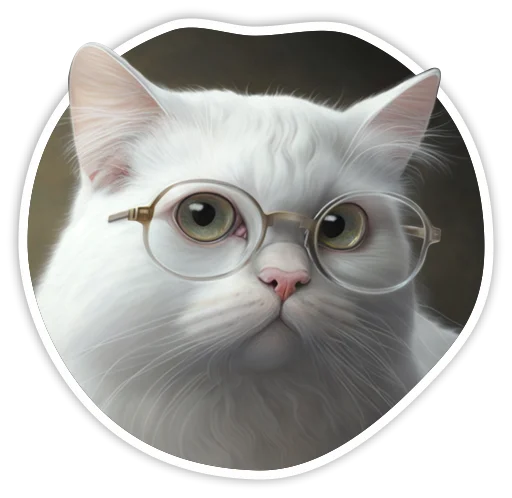 🧐 Стикер «adadem cats» для Telegram
