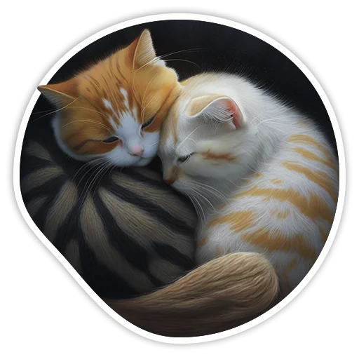 🥰 Стикер «adadem cats» для Telegram