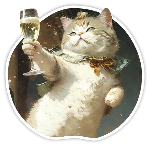 💥 Стикер «adadem cats» для Telegram