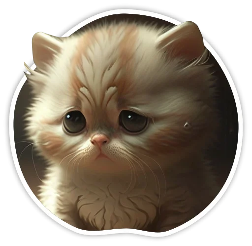 🙄 Стикер «adadem cats» для Telegram