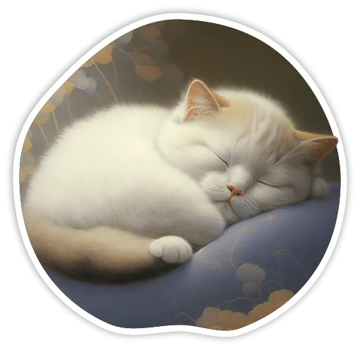 💤 Стикер «adadem cats» для Telegram