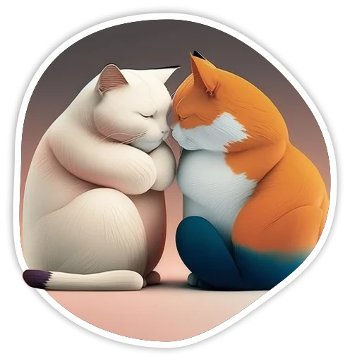 😘 Стикер «adadem cats» для Telegram