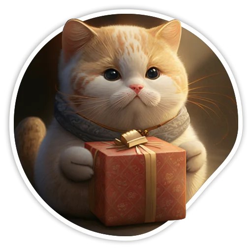 Стикерпак adadem cats для Telegram