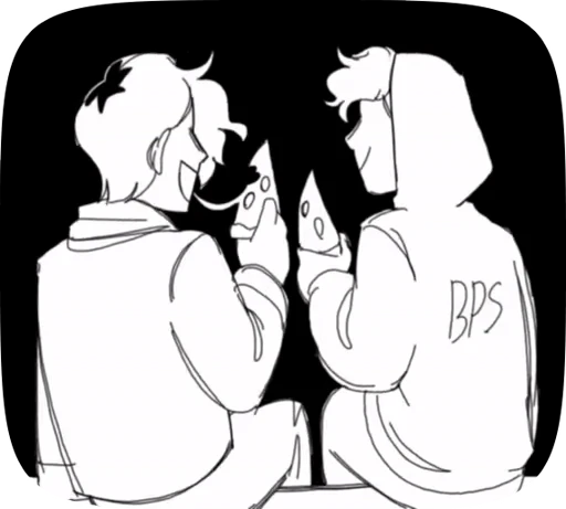 📻 Стикер «LONG TIME FRIENDS» для Telegram