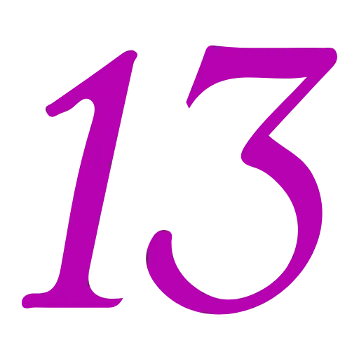Стикер 33 131313