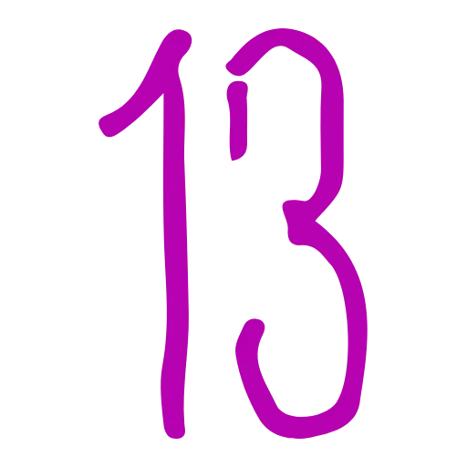 Стикер 44 131313