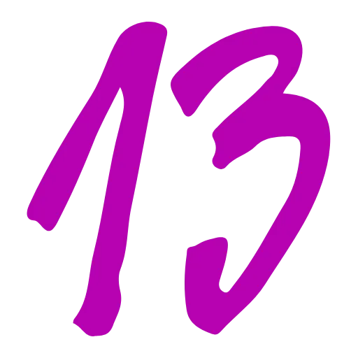 Стикер 35 131313