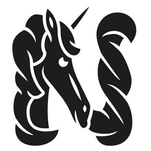 🔠 Эмодзи «Unicorn Arthur R. F - адаптивный шрифт, английский» для Telegram