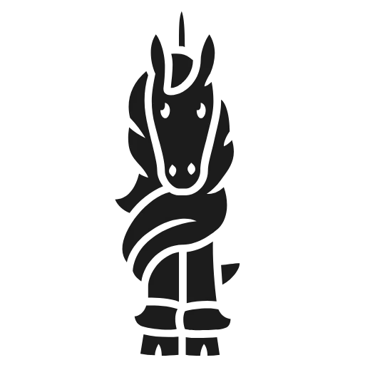 🔠 Эмодзи «Unicorn Arthur R. F - адаптивный шрифт, английский» для Telegram