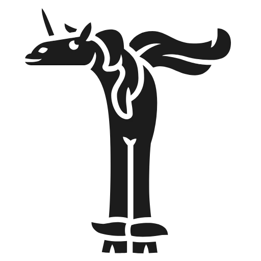 🔠 Эмодзи «Unicorn Arthur R. F - адаптивный шрифт, английский» для Telegram