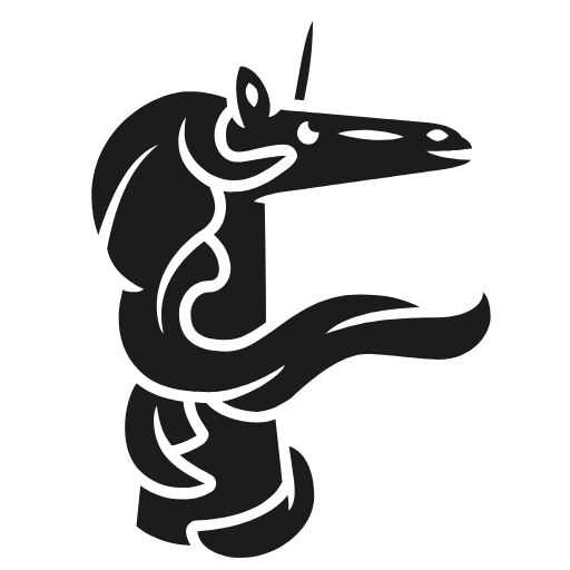 🔠 Эмодзи «Unicorn Arthur R. F - адаптивный шрифт, английский» для Telegram
