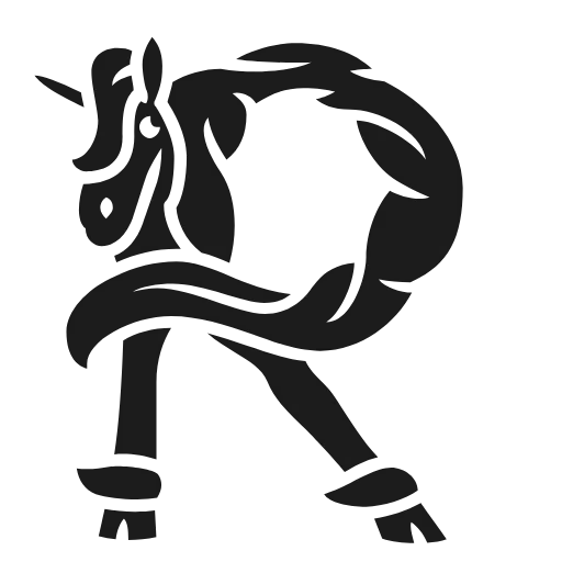 🔠 Эмодзи «Unicorn Arthur R. F - адаптивный шрифт, английский» для Telegram