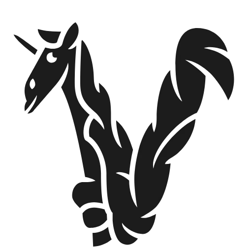 🔠 Эмодзи «Unicorn Arthur R. F - адаптивный шрифт, английский» для Telegram