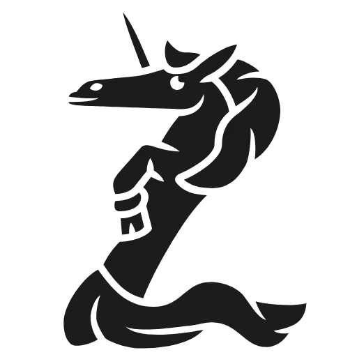 🔠 Эмодзи «Unicorn Arthur R. F - адаптивный шрифт, английский» для Telegram