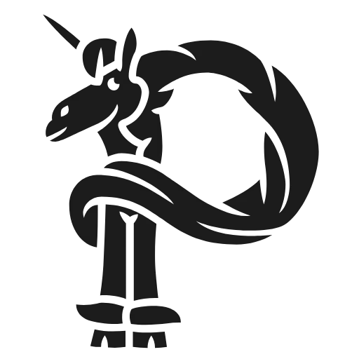 🔠 Эмодзи «Unicorn Arthur R. F - адаптивный шрифт, английский» для Telegram