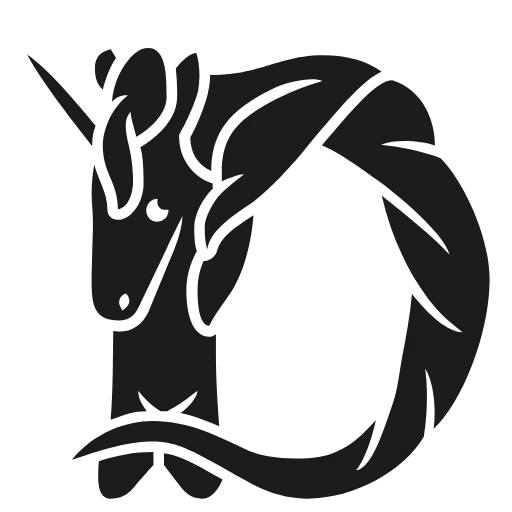 🔠 Эмодзи «Unicorn Arthur R. F - адаптивный шрифт, английский» для Telegram