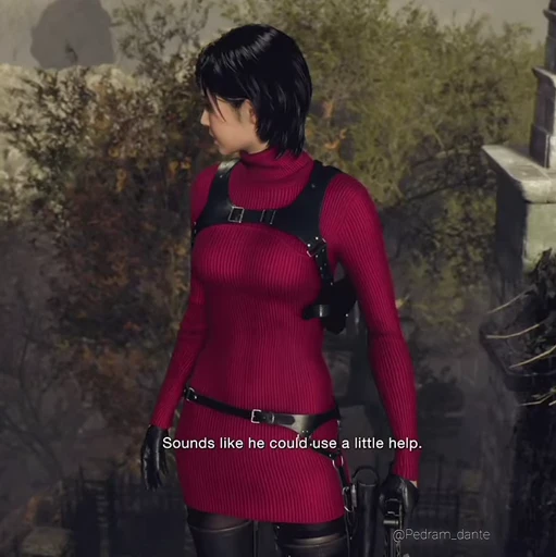 🥀 Стикер «Ada Wong» для Telegram