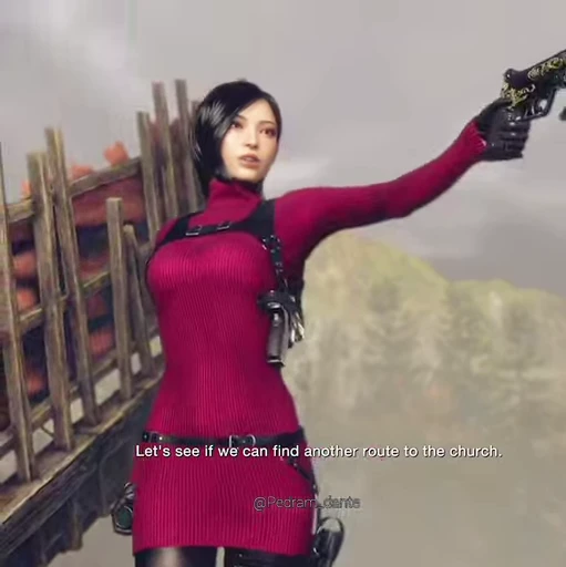 🥀 Стикер «Ada Wong» для Telegram