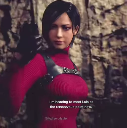 🥀 Стикер «Ada Wong» для Telegram