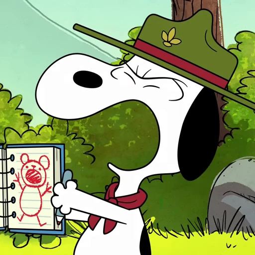 🍀 Стикер «snoopy» для Telegram