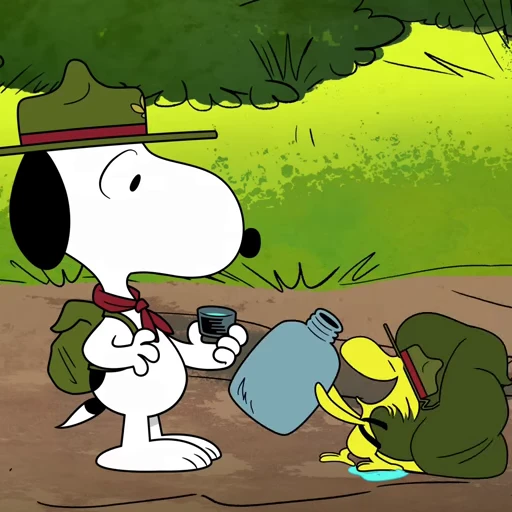 🍀 Стикер «snoopy» для Telegram