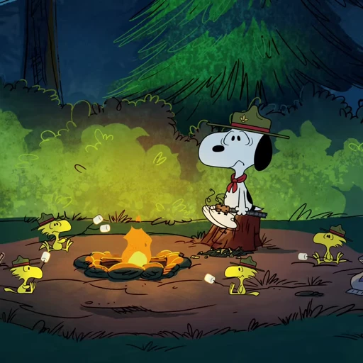 🍀 Стикер «snoopy» для Telegram