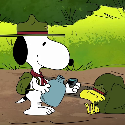 🍀 Стикер «snoopy» для Telegram