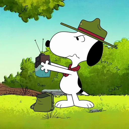 🍀 Стикер «snoopy» для Telegram