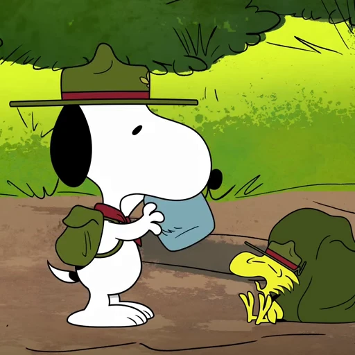 🍀 Стикер «snoopy» для Telegram