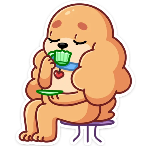 ☕️ Стикер «Адель» для Telegram