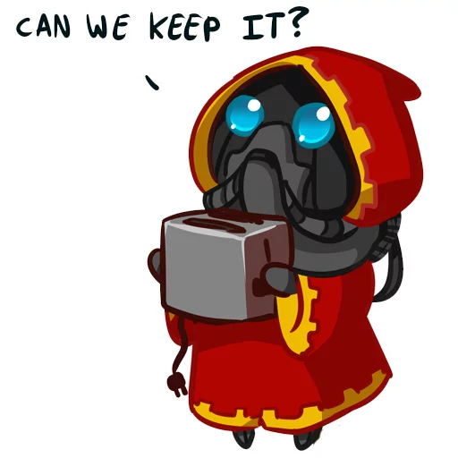 😺 Стикер «Adeptus Mechanicus» для Telegram