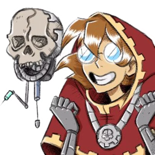😊 Стикер «Adeptus Mechanicus» для Telegram