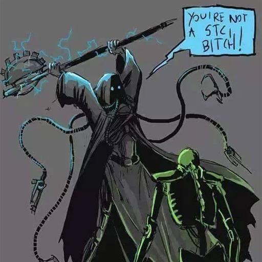😈 Стикер «Adeptus Mechanicus» для Telegram