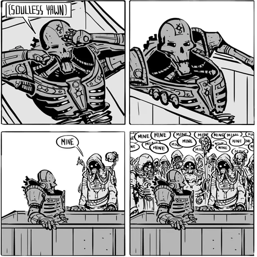 🍰 Стикер «Adeptus Mechanicus» для Telegram