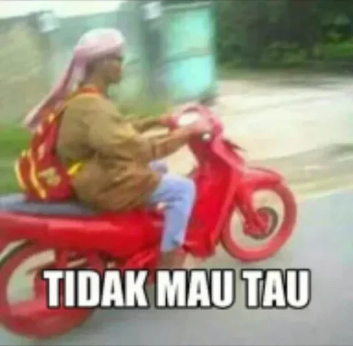 🏃 Стикер «Adha nih coy» для Telegram