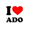 ❤ Эмодзи «Ado» для Telegram