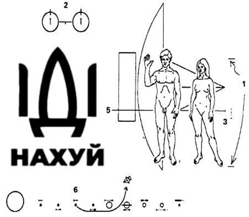 🌟 Стикер «ІДІ НАХУЙ» для Telegram