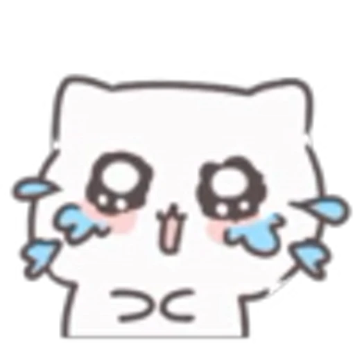 😭 Эмодзи «Adorable Cat» для Telegram