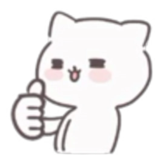 👍 Эмодзи «Adorable Cat» для Telegram
