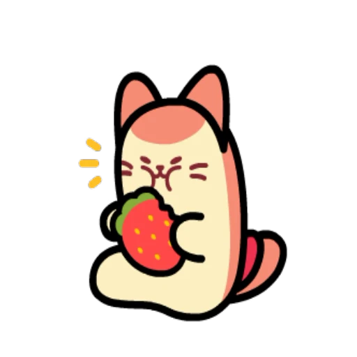 🍓 Стикер «Adorable» для Telegram