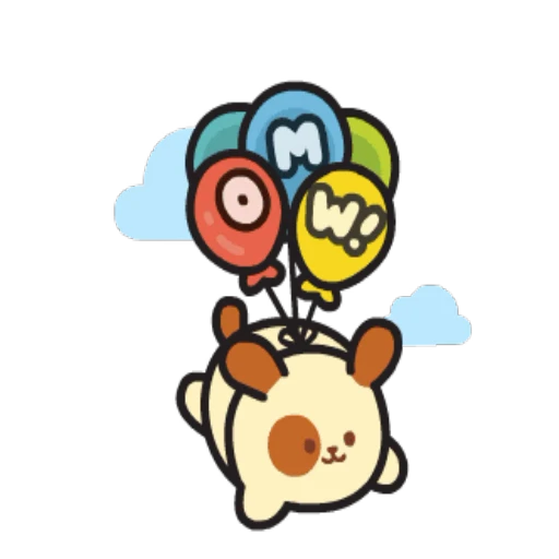 🎈 Стикер «Adorable» для Telegram