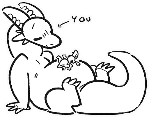 🌙 Стикер «Adorabold» для Telegram