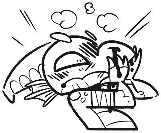 😳 Стикер «Adorabold» для Telegram