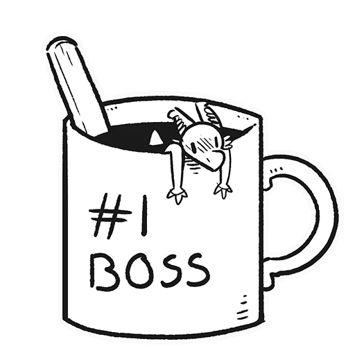 ☕️ Стикер «Adorabold» для Telegram