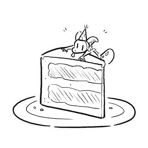 🍰 Стикер «Adorabold» для Telegram