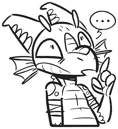 😮 Стикер «Adorabold» для Telegram