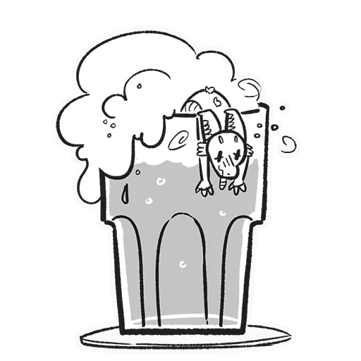 🍺 Стикер «Adorabold» для Telegram