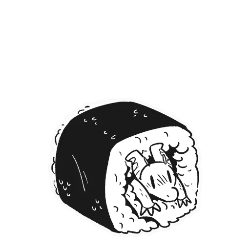 🍣 Стикер «Adorabold» для Telegram