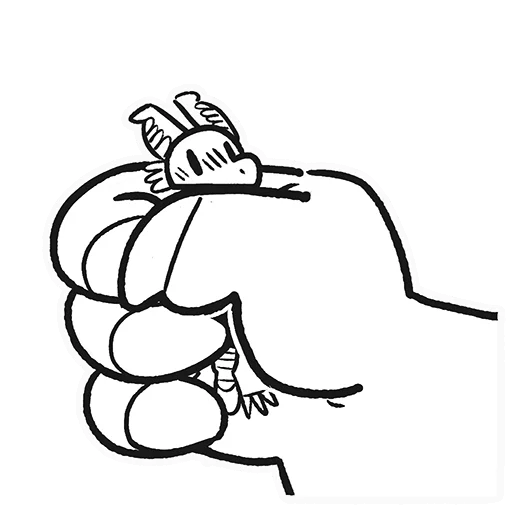 ✊ Стикер «Adorabold» для Telegram