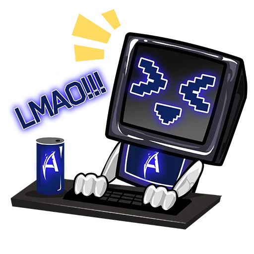 🤣 Стикер «Adrenaline Cyber League» для Telegram